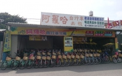 台東阿羅哈自行車出租店－海濱森林公園琵琶湖單車電動車出租導覽